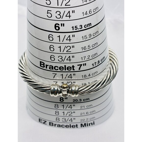 David Yurman Hinge Watch Case Bangle Bracelet 925 585 14k - Picture 14 of 14